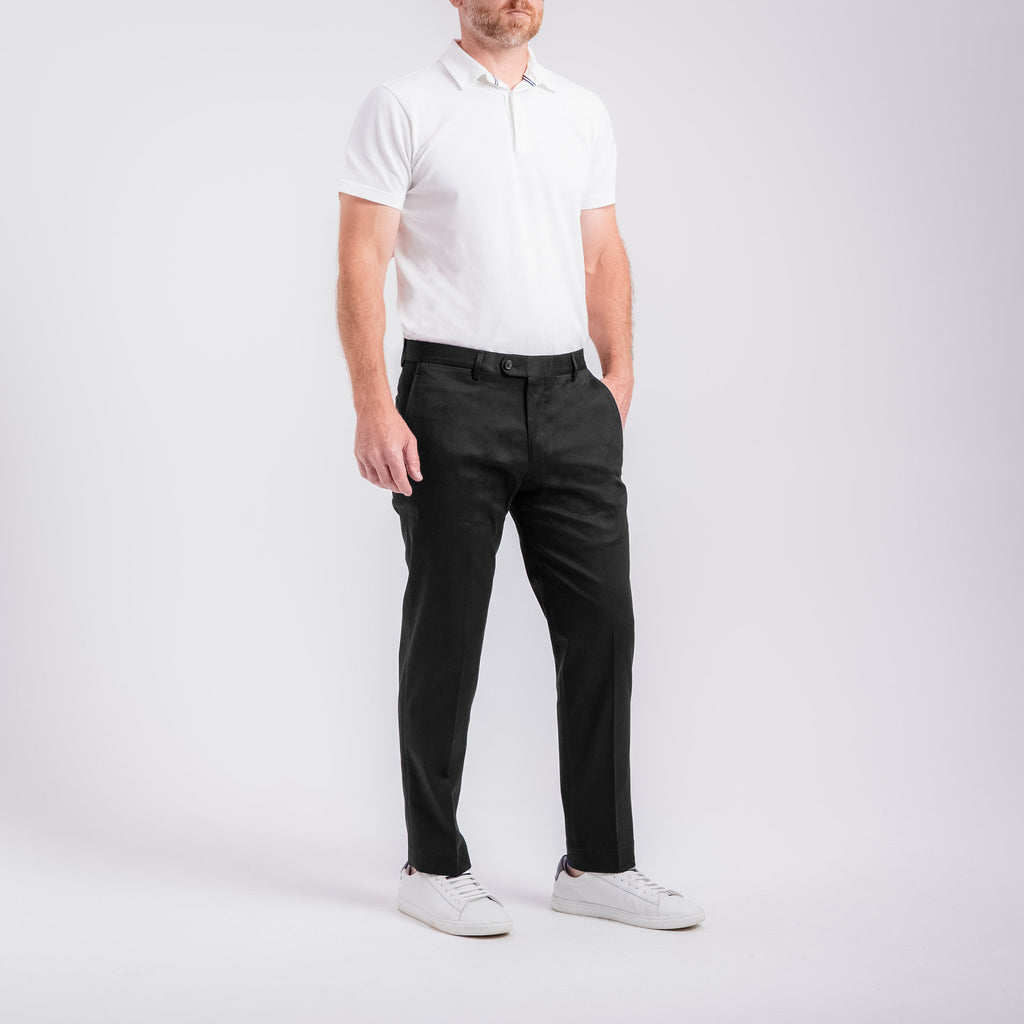 black chino dress pants // Chinos Size:5XLarge A Stylish must have Asymmetric Back ShopStyle