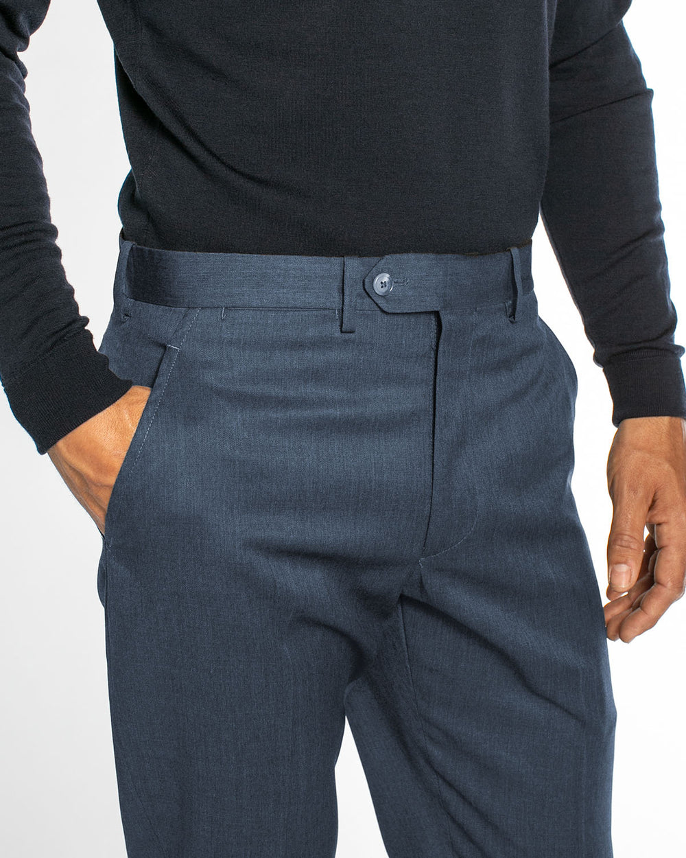 Electric Blue High Performance Merino Wool Dress Pants
